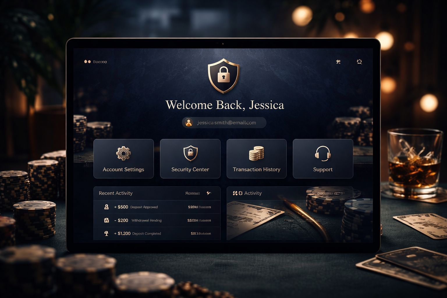 Account Protection Built Around Encrypted Login Checks